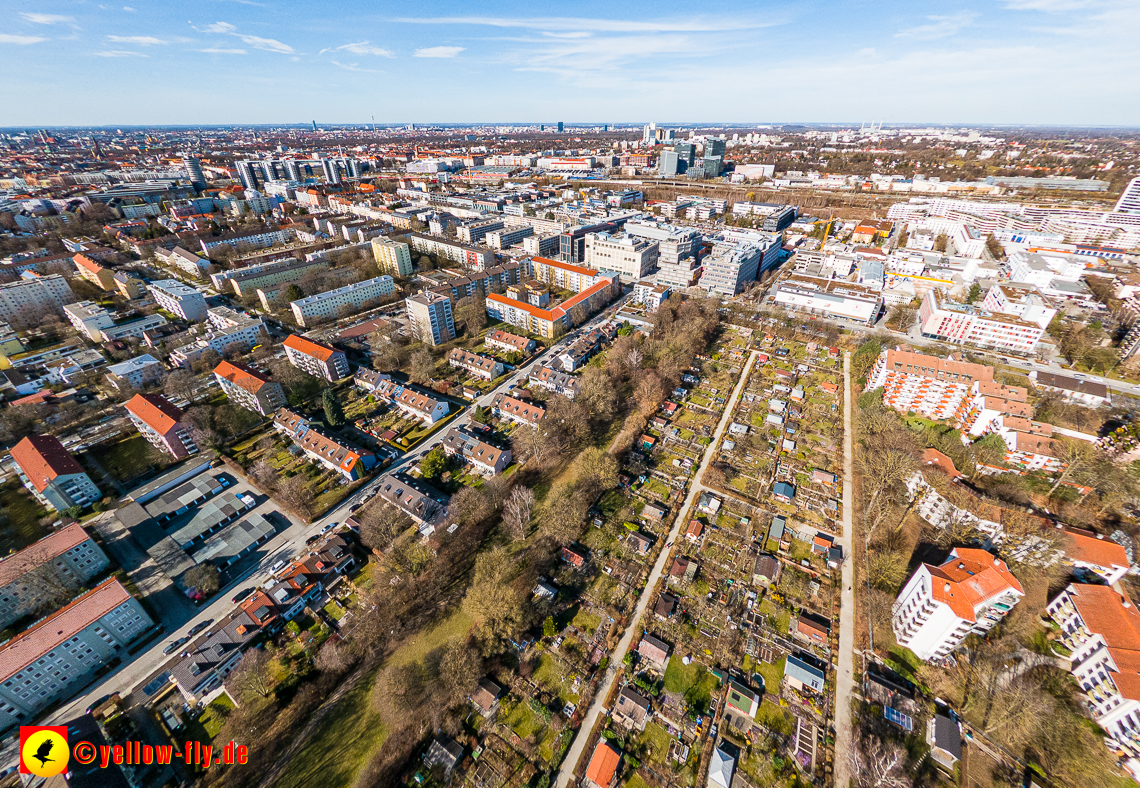 20.02.2023 - der Hachinger Bach zwischen Berg am Laim und Neuperlach